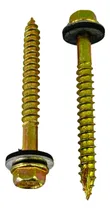 Comprar Tornillo Punta Aguja 14x2.5 Techo Chapa Arandela Goma 100u