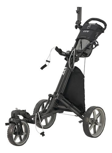 Kvv - Carrito De Golf Plegable/abatible, De 3 Ruedas, Rueda