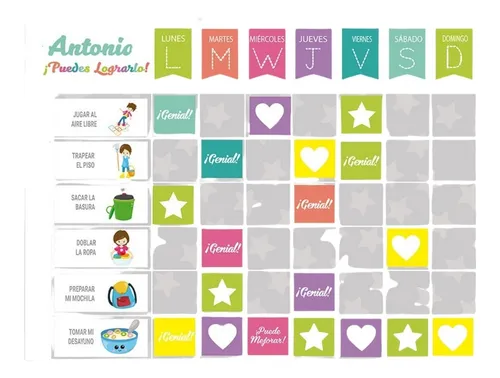 Pizarra de online tareas para niños