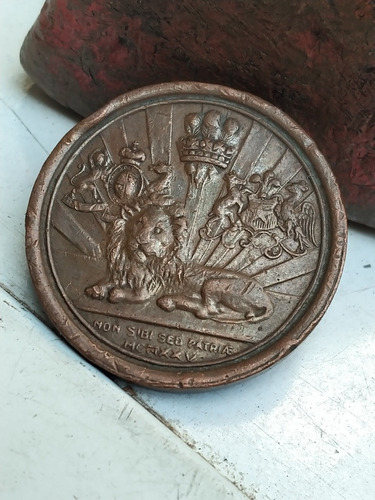 Medalla Antigua 1925 Visita Príncipe David 1