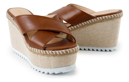 Alpargatas Plataformas Sandalias Con Yute Natural Moda Dama