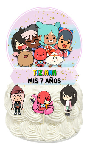 Cotillon Personalizado Toca Boca Con Bolsitas 15 Invitados