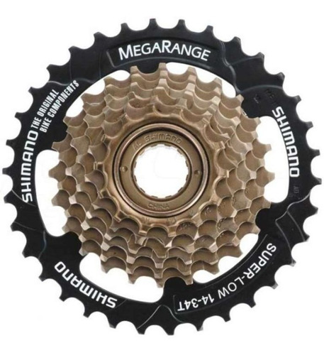 Roda Livre Shimano Megarange Mf-tz500 14-34 Dentes