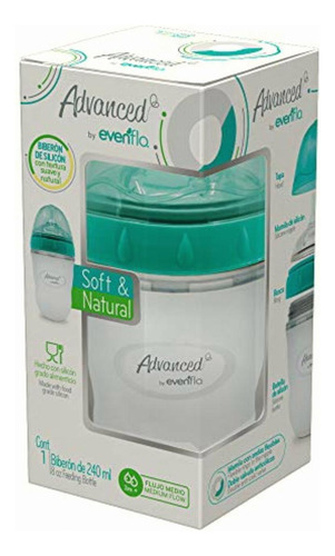 Advanced By Evenflo, Biberón Soft & Natural, Silicón,