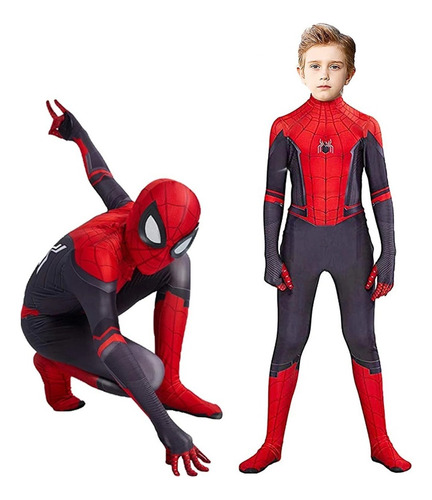Disfraz De Spiderman Para Adultos Y Niños