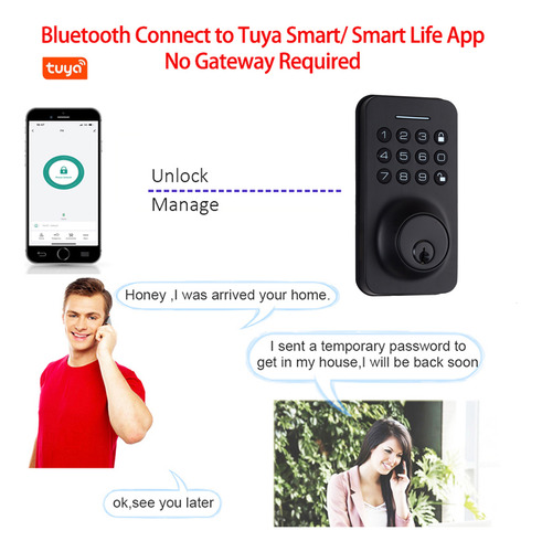 Cerradura Con Huella Digital Para Casas, Puertas Para Aparta