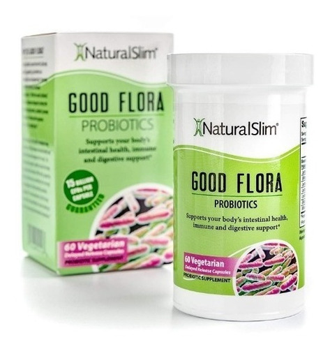 Naturalslim Good Flora Suplemento Probióticos 60 Cápsulas 