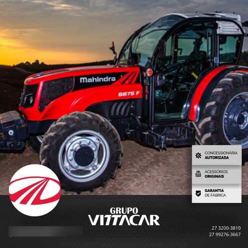Trator Mahindra Modelo 6675f - 2024