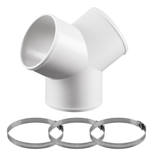 Conector De Duto De 3 Vias, Divisor De Duto Para 9,7 Cm