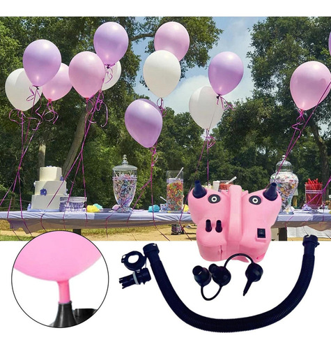 Cc Bomba Eléctrica Para Inflar Globos, Compresor De Aire,