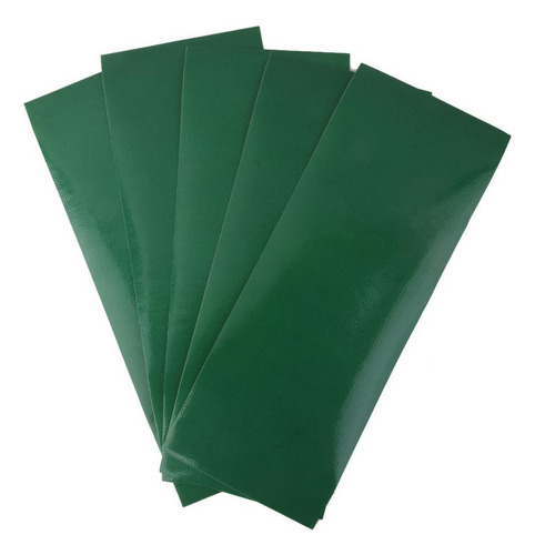 G Parche De Reparación De Carpa 5 Piezas Verde 200 X 76 Mm