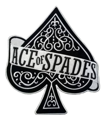 Parche Bordado Ace Of Spades Motörhead Grande Para Espalada