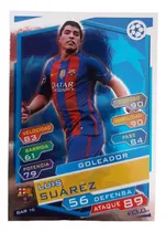 Comprar Carta Luis Suarez Match Attax Champions Año 2016-2017