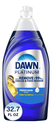 Jabón Lavaplatos Dawn Platinum, Frsh Rain 967 Ml
