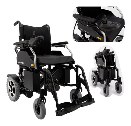 Cadeira De Rodas Motorizada Dobrável Alumínio Detroit Praxis