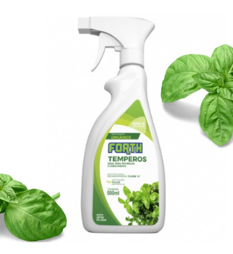 Adubo Orgânico Fertilizante Forth Temperos 500ml Pronto Uso