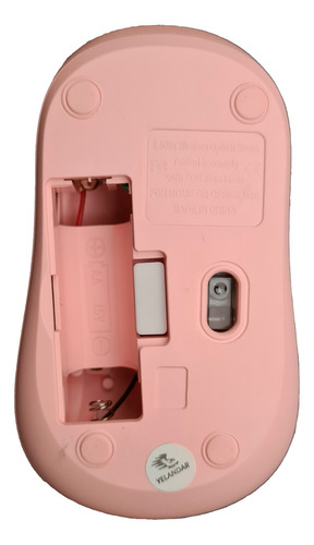 Mouse Inalambrico Para Notebook Y Pc 3200dpi Usb Rosa
