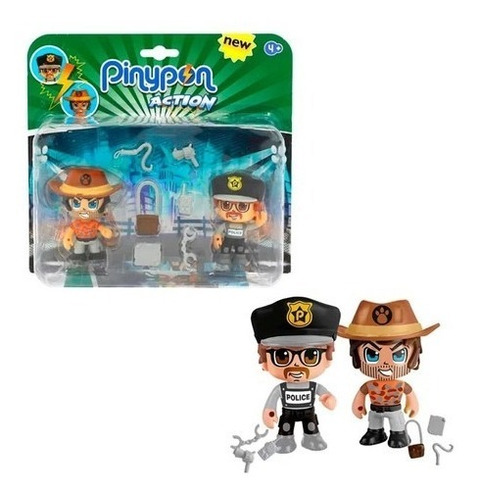 Pinypon Action Set De 2 Muñecos Juguetería Bloque