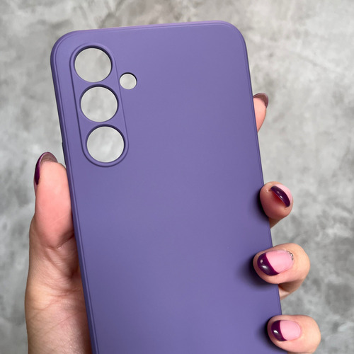 Funda Silicona Cubre Cámara Para Samsung S25/ S25plus/ Ultra Violeta S25 Plus