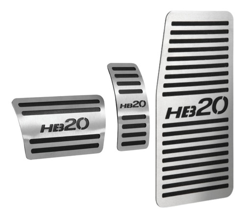 Kit Pedaleira Esportiva Descanso Hyundai Hb20 2013 A 2021 At