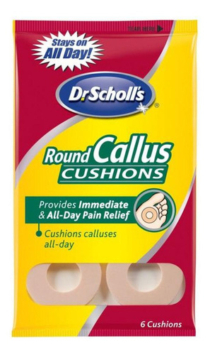 Dr Scholl´s Round Callus Cushions Bolsa Con 6 Cushiones