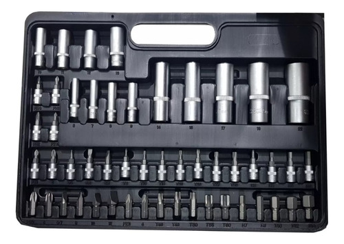 Juego Llaves Tubo Bocallaves 1/2 Y 1/4 Mm 98p Multi Ruhlmann