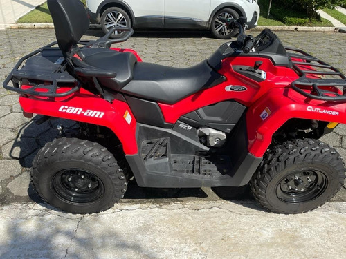 Imagem 2 de 11 de Quadriciclo 4x4 Can-am Outlander 570 Brp C/ Capaimpermeavel
