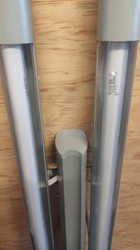 Luminaria Colgante 2 Tubo 28w T5 Neutro Lfc-2286/s Tecnolite Gris