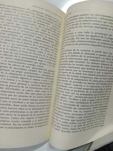 El Psicoanálisis Como Teoría Crítica Y La Crítica... Englert (Usado)