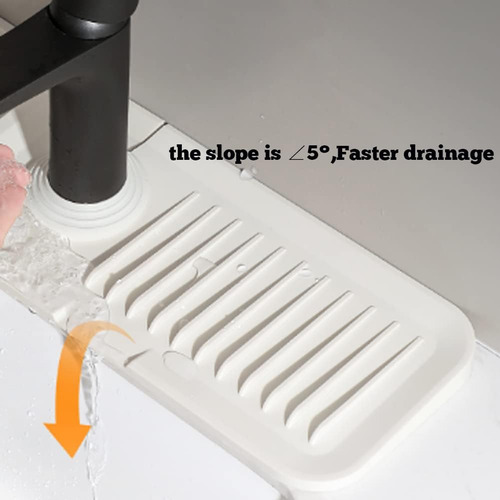 Protector De Salpicaduras De Silicona Para Grifo De 14.6 X 5