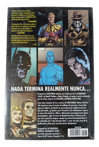Doomsday Clock Colección Vol 1 Y 2. G Johns. Vértigo Español