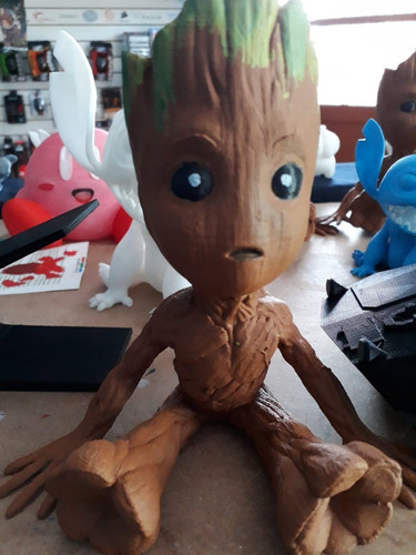Maceta Personalizada Baby Groot Sentado Grande