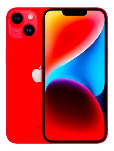 Celular Apple iPhone 14 256gb Rojo - 6.1  Xdr Oled Dual Esim