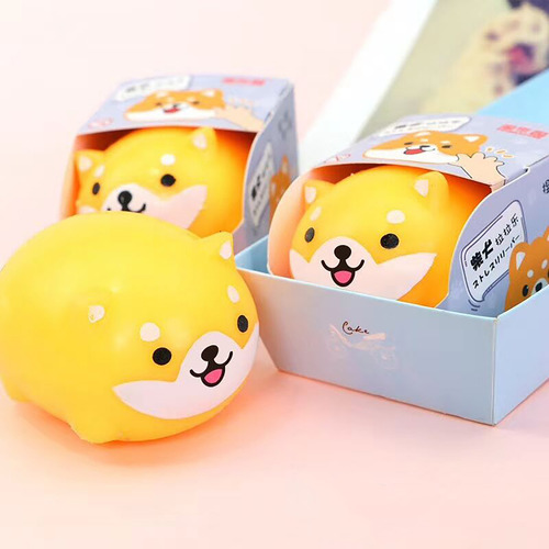 Artefacto De Descompresión E Super Cute Shiba Inu Pinch, Dic