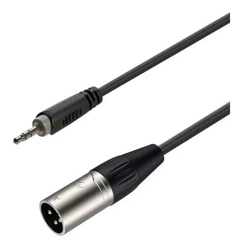 Cable Adaptador De 0.3 M De Jack 3.5 Mm Macho A XLR De 3 Pines Macho, Blindado Para Micrófonos Y Grabación De Audio