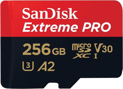Memoria Microsd Original 200mb/s 256gb Sandisk Extreme Pro