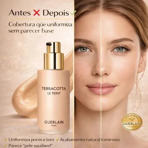 Base Guerlain Terracotta Le Teint 35ml Pele Natural 24h | MercadoLivre