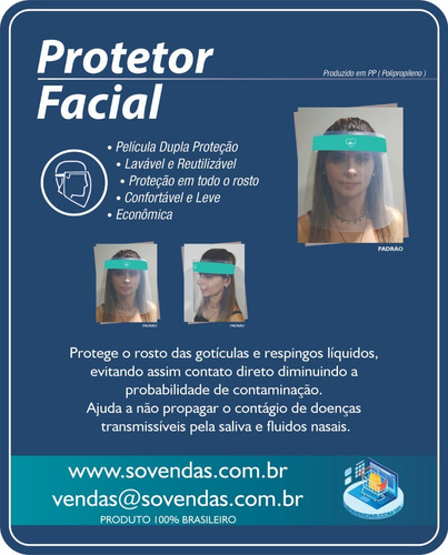 Protetor Facial - Face Shield