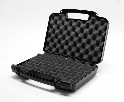 Caja Pistola Flambeau 1411 Pp Rígido Negro Acolchado Caza 