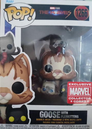 Funko Pop! The Marvels #1266: Goose With Flerkittens Mc