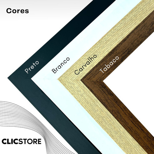 Moldura 35x48 Quebra Cabeça Acetato Game Oficce Puzzle Sala Cor Carvalho