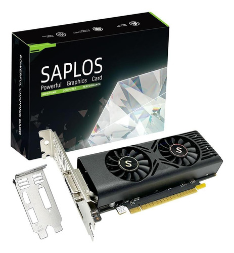 Tarjeta Gráfica Saplos Gtx 1050 Para Pc, 4gb Gddr5 128 Bits,