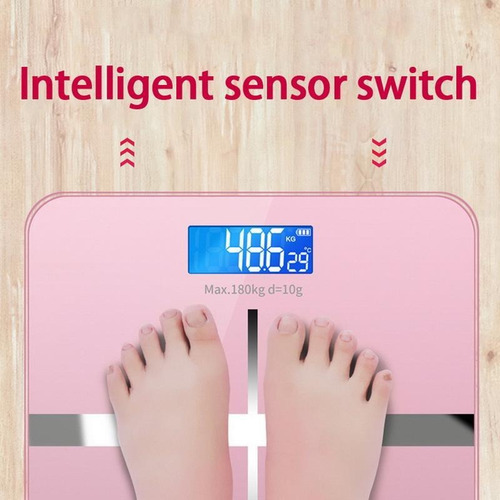 Nueva Báscula De Piso De Vidrio Smart Digital Báscula