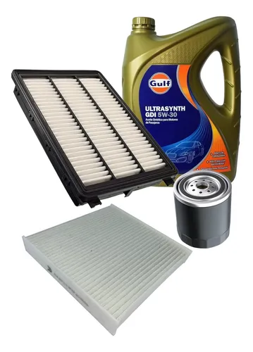 Kit X3 Filtros + Aceite 5w30 Para Kia Sportage Naf 2016/2022