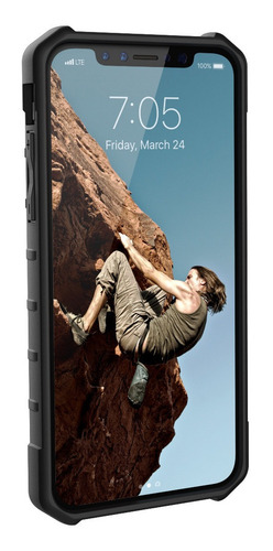Funda Celular Uag Pathfinder Compatible Con iPhone X Color Negro Liso
