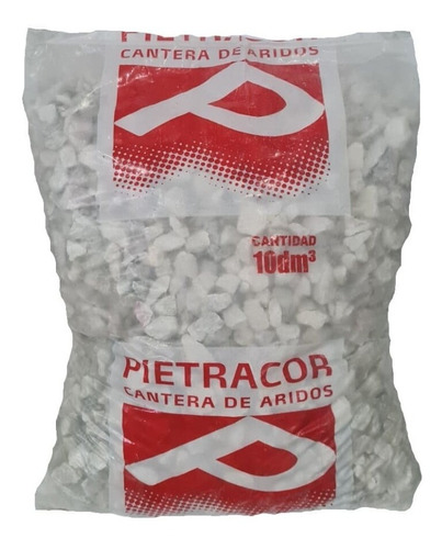 Piedra Triturada Blanca Decoracion Pietracor Bolsa 10 Dm3