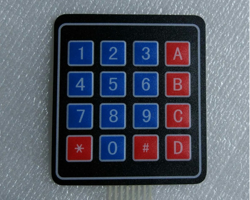 Arduino Teclado Membrana Matricial 4x4 Autoadhesivo     Ar23