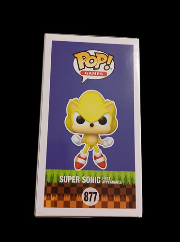 Funko Pop Super Sonic 877 Glows San Diego Cómic Con 2022