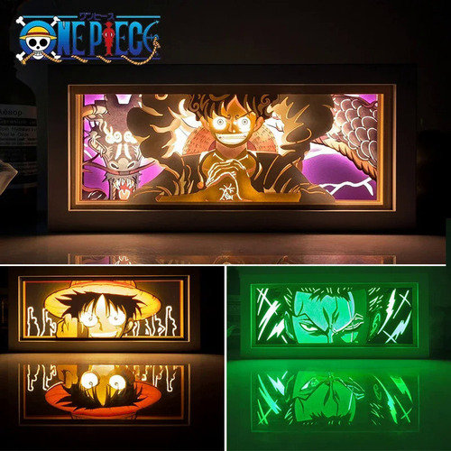 Figuras De Acción Con Luces Nocturnas Led De Anime De Nika L