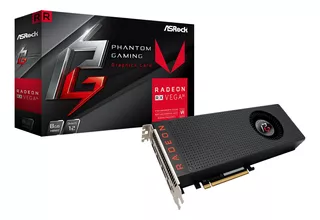 Placa De Vídeo Asrock Phantom Rx Vega 56 8gb Hbm2 2048bit